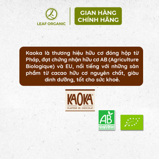 Bột ca cao hữu cơ Kaoka và cacao nguyên chất hữu cơ tách béo 250g/400g