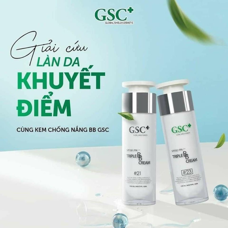 Chính Hãng Kem đa Năng Che Khuyết điểm Và Chống Nắng Gsc Tông 23