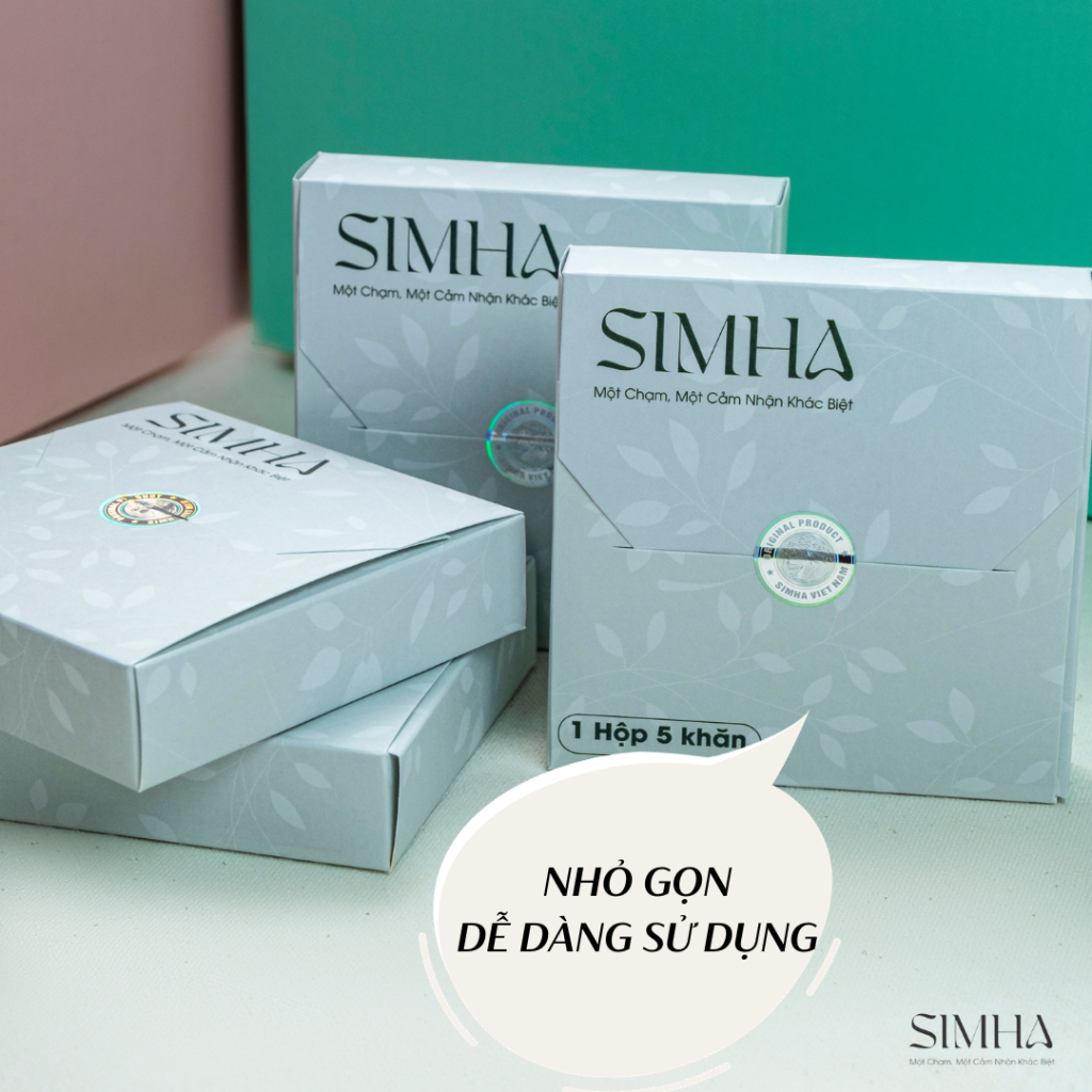 Hộp khăn mặt khô sử dụng 1 lần SIMHA dùng hằng ngày đa năng
