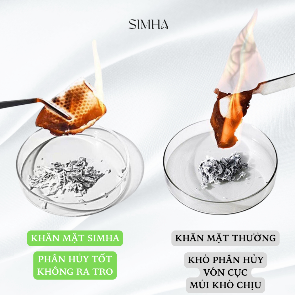 Hộp khăn mặt khô sử dụng 1 lần SIMHA dùng hằng ngày đa năng