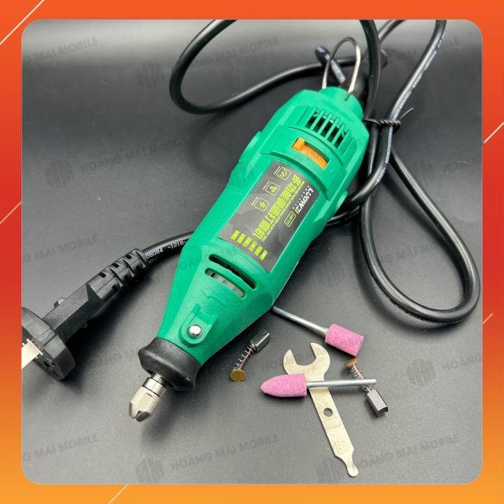 Bộ máy mài kèm đế cố định LW-T1 dùng mài, khoan, cắt, đánh bóng chi tiết nhỏ