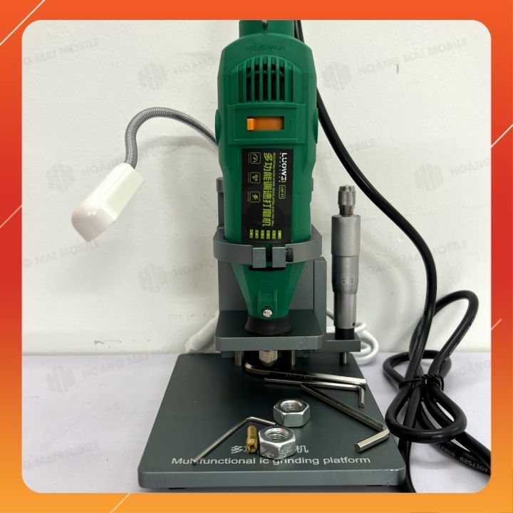 Bộ máy mài kèm đế cố định LW-T1 dùng mài, khoan, cắt, đánh bóng chi tiết nhỏ