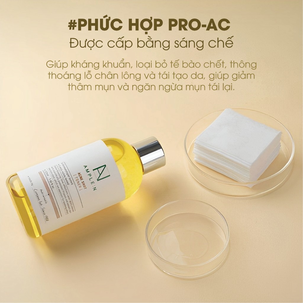 Ảnh Toner Cho Da Mụn Và Nhạy Cảm AMPLE:N Acne Shot Toner 220ml 2