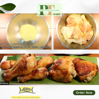 Gia vị Gà Nướng/ Gà chiên gói 100g (50g x 2) hiệu Lobo Thái. Seasoning Mix For Chicken
