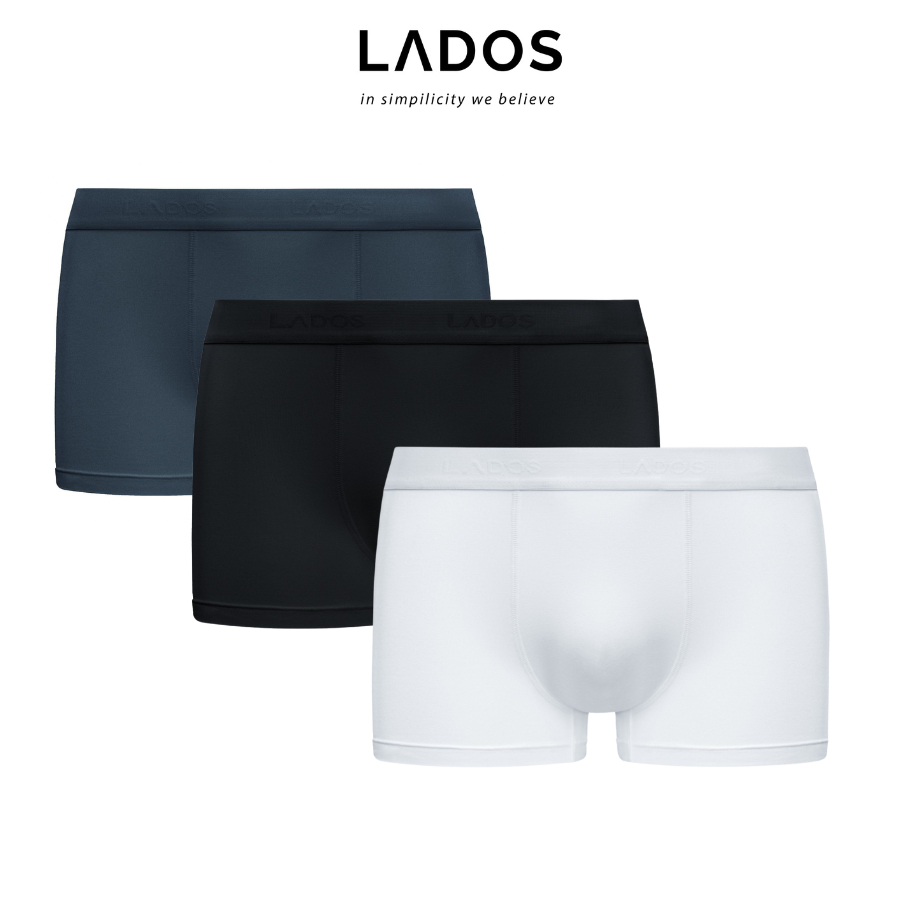 Quần Lót Nam Boxer Thun Lạnh Lados 7126 – Cotton bamboo co giãn, dai, thoáng mát, thấm hút mồ hôi