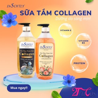 Sữa tắm nước hoa DrSoftly Collagen Perfume Shower Gel 700ml (hương Pháp, Dubai lưu 2h - 4h) 2Trucos