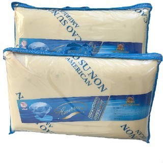 [BH 1 NĂM] Gối nằm cao su non nhân tạo siêu êm ái cho giấc ngủ và sức khỏe kích thước 40x60 cao cấp