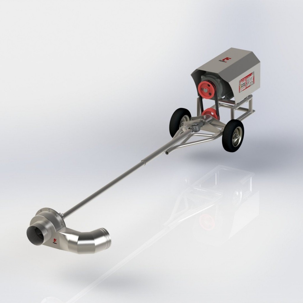 Bơm dàn cầu nhông nhỏ (dây curoa) inox siêu bền - Sử dụng động cơ