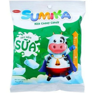 Kẹo Mềm Sữa Sumika Bibica (Gói 70g-gói 140g-gói 275g)