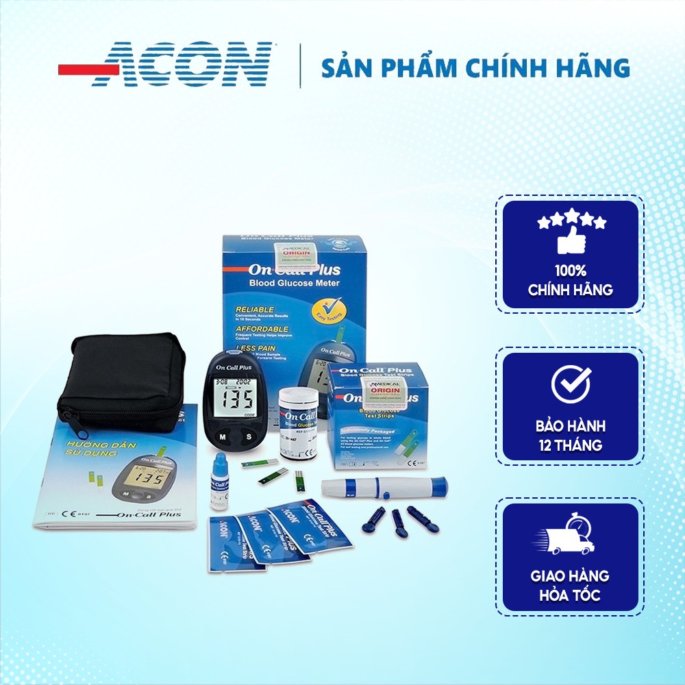 Ảnh Máy đo đường huyết ACON On Call Plus – 01 Bộ 1