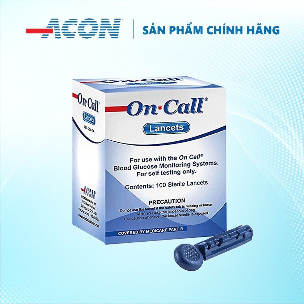 Ảnh Kim Chích Máu ACON ON-CALL - Hộp 100 Kim 1