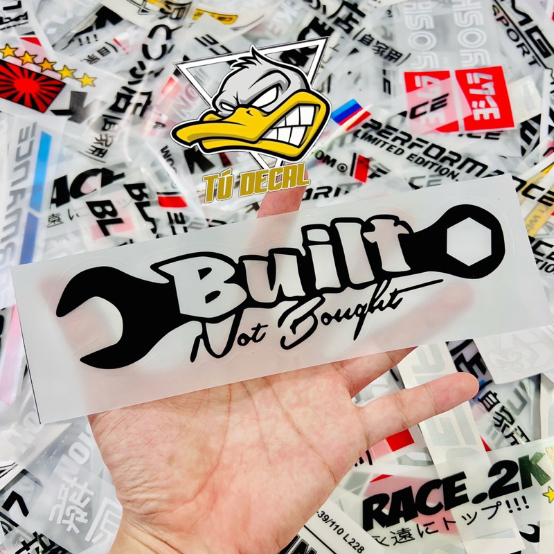 Tem logo sticker racing in siêu trong dán trang trí mọi dòng xe, thích ...