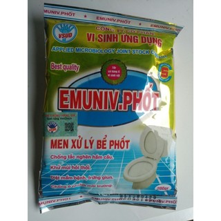 Men Xử Lý Hầm Cầu Emuniv 200gr – Khử Mùi, Thông Tắc, Hiệu Quả Cấp Tốc