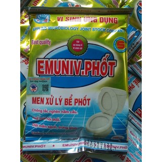 Men Xử Lý Hầm Cầu Emuniv 200gr – Khử Mùi, Thông Tắc, Hiệu Quả Cấp Tốc