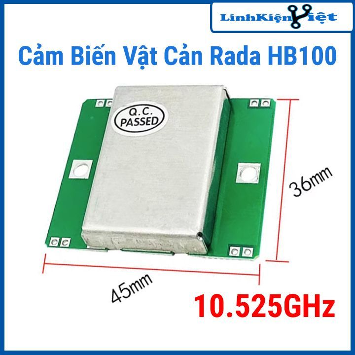 Cảm biến đầu dò Radar không dây Doppler HB100 5V/30mA | Shopee Việt Nam