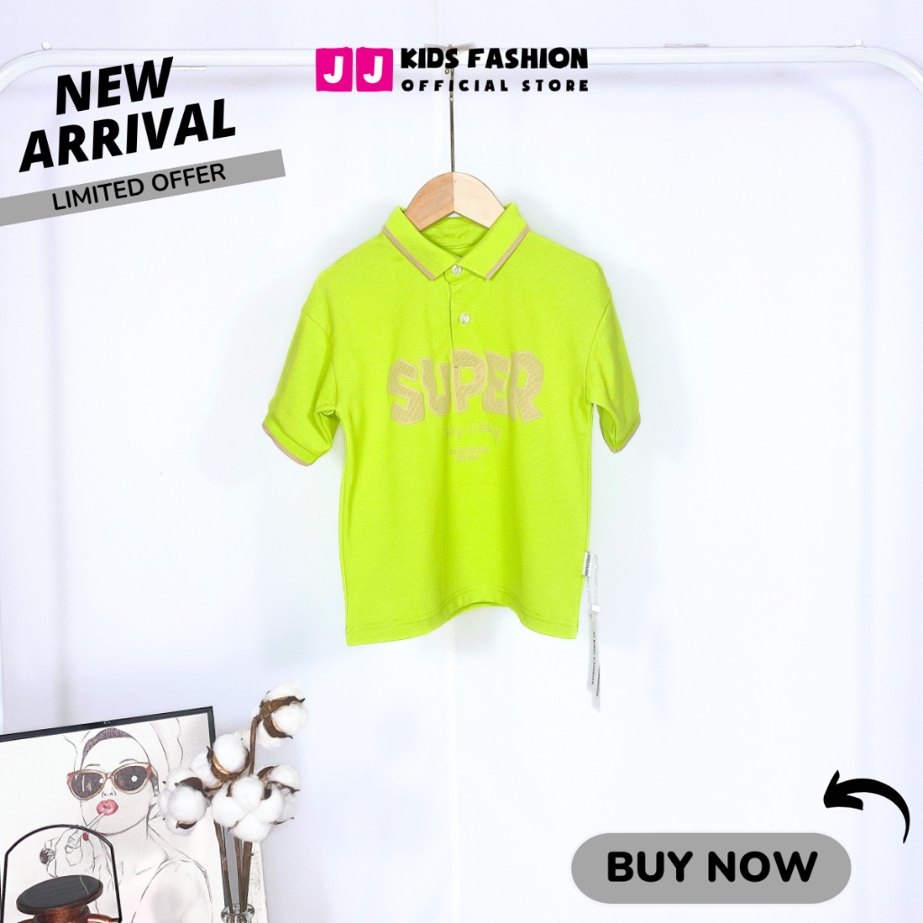 Áo Thun Polo Bé Trai Vải Cotton Cá Sấu - Quần Áo Trẻ Em Cao Cấp | JJ Kids Fashion