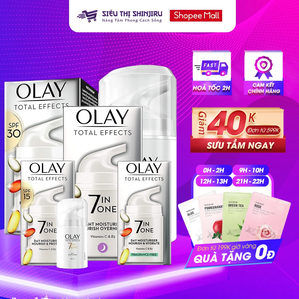 Kem Dưỡng ẩm Da Olay Total Effects 7 In1 Moisturiser Nourish Protect ...