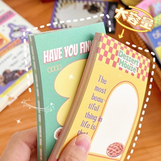 MEOWU Set 2 Giấy Note Ghi Chú Nhiều Hình Màu Tím Dễ Thương Phong Cách Cổ Điển Hàn Quốc