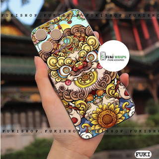 Tấm dán Skin Mặt Sau Kì Lân MS04 FULL VIỀN 14 pro max , 13 pro max , 12 pro max , 11 pro max , xs max - FukiShop