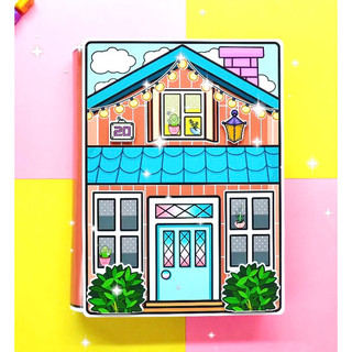 Ngôi nhà Chocolate của Toca - mẫu mới nhiều phụ kiện - búp bê giấy