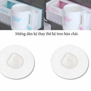 Miếng dán kệ treo bàn chải, miếng dán thay thế kệ nhà tắm