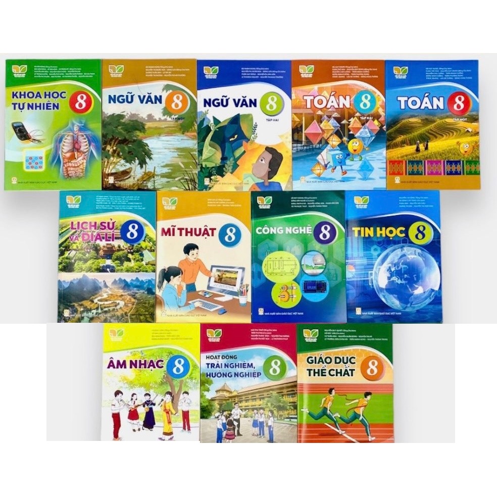 Ảnh Sách giáo khoa lớp 8 - chương trình kết nối (lẻ) + bán kèm 1 quyển vở viết 2