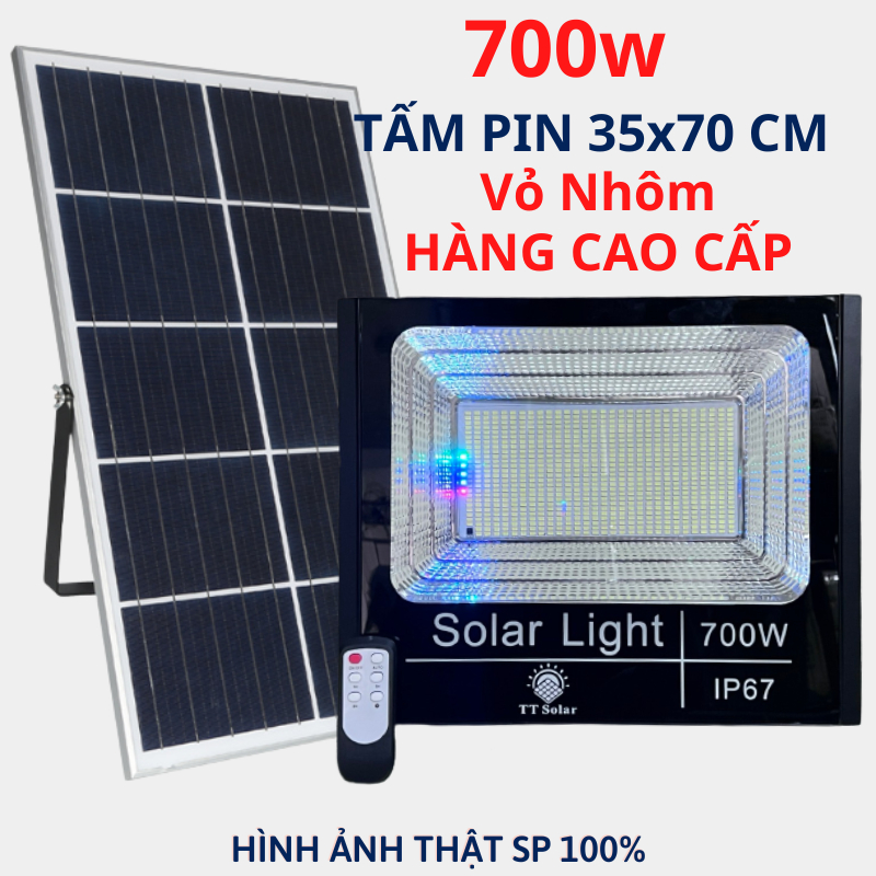 Đèn Năng Lượng Mặt Trời 700W - Giải Pháp Chiếu Sáng Tiết Kiệm Năng Lượng