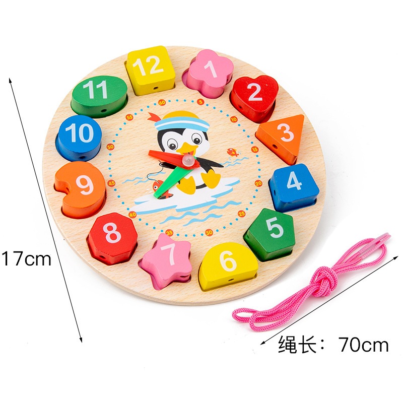 Combo 6 món đồ chơi gỗ Montessori thông minh phát triển trí tuệ cho bé.