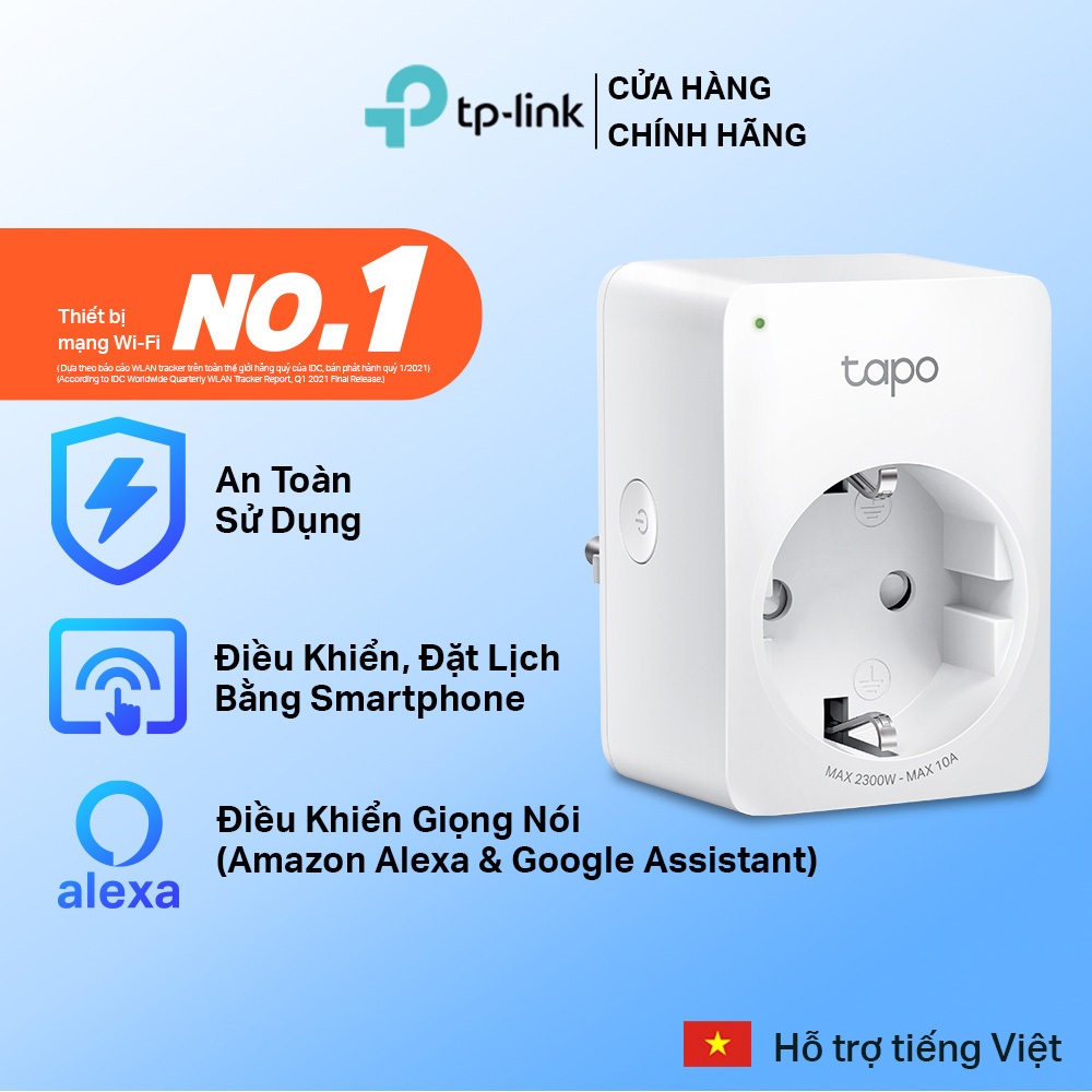 Ổ Cắm Thông Minh TP-Link Tapo P100 / P110M Nhỏ Gọn An Toàn