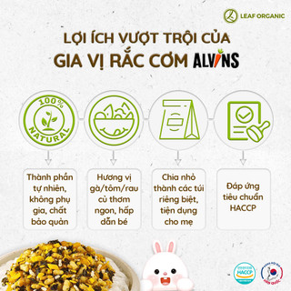 Gia vị rắc cơm cho bé Alvins 28g