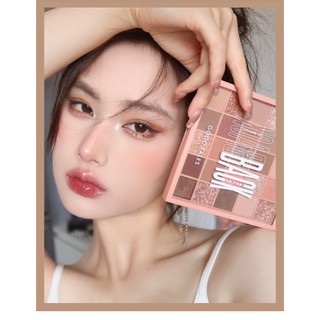 Bảng Phấn Mắt Nhũ Lì 25 Ô GOGOTALES Chính Hãng Back To Reality GT282 - GOGO TALES Lì Dễ Tẩy Trang Tiện Dụng