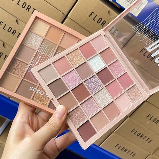 Bảng Phấn Mắt Nhũ Lì 25 Ô GOGOTALES Chính Hãng Back To Reality GT282 - GOGO TALES Lì Dễ Tẩy Trang Tiện Dụng