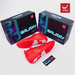 Giày Đá Bóng Nam Wika Galaxy Light, Cho Sân Cỏ Nhân TạoThiết Kế Bề Mặt Vân Nổi Khâu Full.