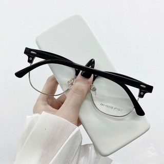 Gọng Kính Cận - Gọng Kim Loại Clip On Mắt Vuông Tròn Chống Phân Cực Phong Cách Hàn Quốc Chống Bụi Ms TJ2179