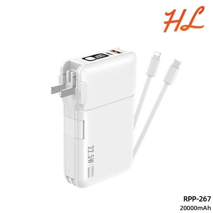 Remax Power Bank RPP-267 – 20,000mAh, 20W – 3