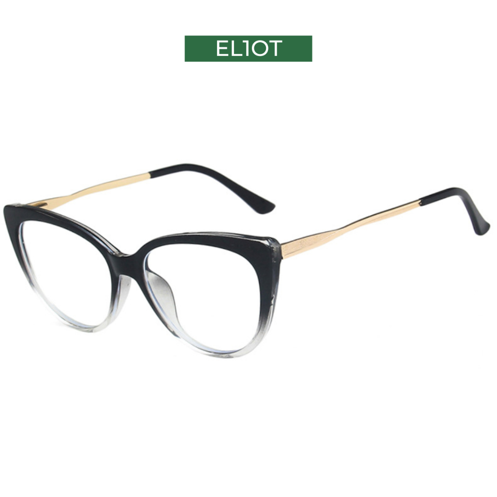 Kính mắt mèo nữ ELIOT EYEWEAR kim loại có thể thay cận dễ đeo màu sắc thời trang 5018