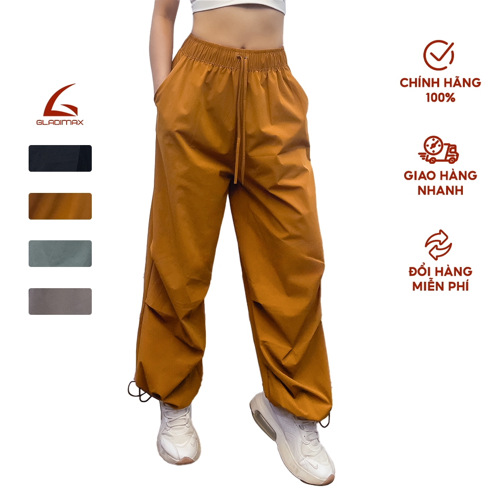 Ảnh Quần jogger gió mát lạnh GN88 thiết kế xếp ly cá tính có giây điểu chỉnh ông quần by Gladimax 1