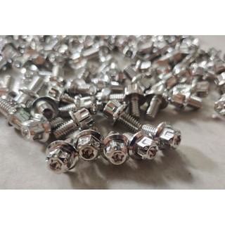 [XÃ KHO] COMBO 100con ỐC 6li10 TRỤ SALAYA INOX 304 SÁNG BÓNG - GẮN CARTE, NỒI, ÁO....NHIỀU VỊ TRÍ TRÊN CÁC LOẠI XE MÁY