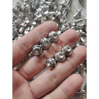 [XÃ KHO] COMBO 100con ỐC 6li10 TRỤ SALAYA INOX 304 SÁNG BÓNG - GẮN CARTE, NỒI, ÁO....NHIỀU VỊ TRÍ TRÊN CÁC LOẠI XE MÁY