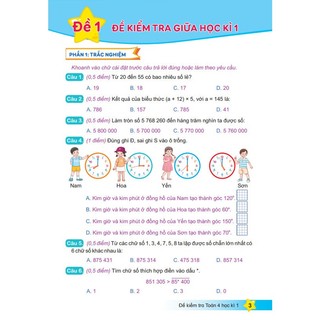 Sách - Đề Kiểm Tra Toán 4 - Biên soạn theo chương trình giáo dục phổ thông mới - Kết Nối - ndbooks