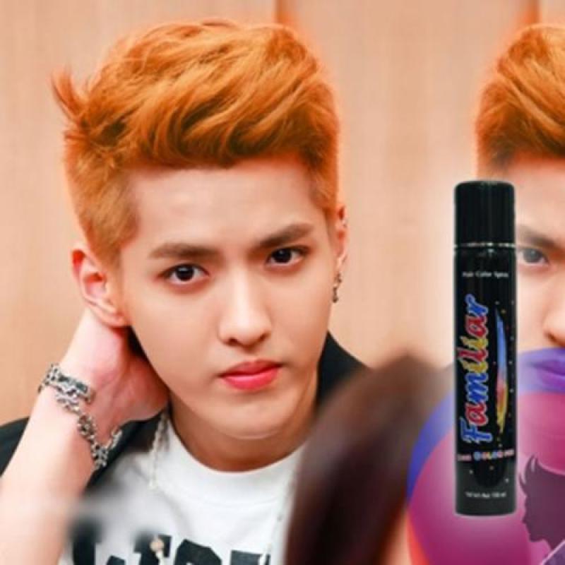 Keo xịt tóc màu tạm thời Familiar chai 80ml