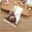 Combo 100 Túi đựng trà bánh 7x10cm trắng trong họa tiết BÔNG TUYẾT nhiều kích thước- Phukientuiloc