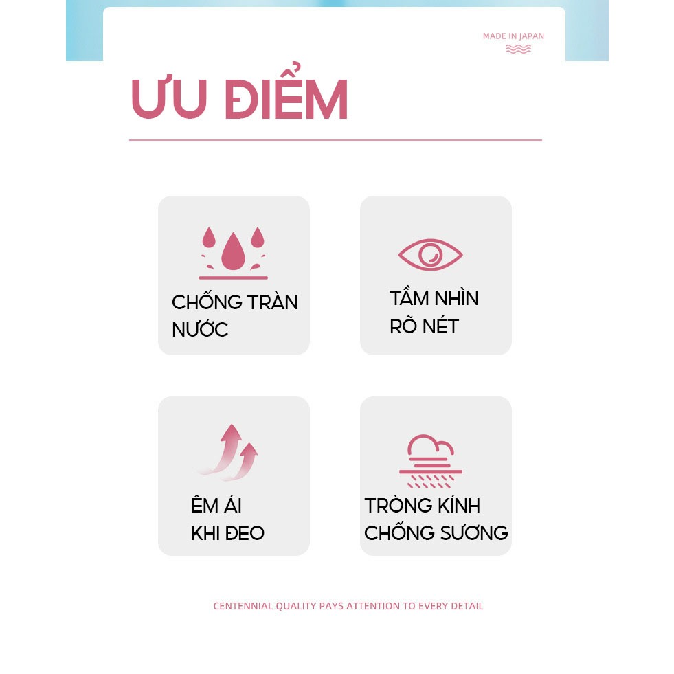 Ảnh Kính Bơi Trẻ Em Tặng Kèm Đệm Mũi Kính Bơi Cho Bé Chống Sương Chống UV Dây Đeo Êm Ái Cleacco SG1800 Boro Sport 2