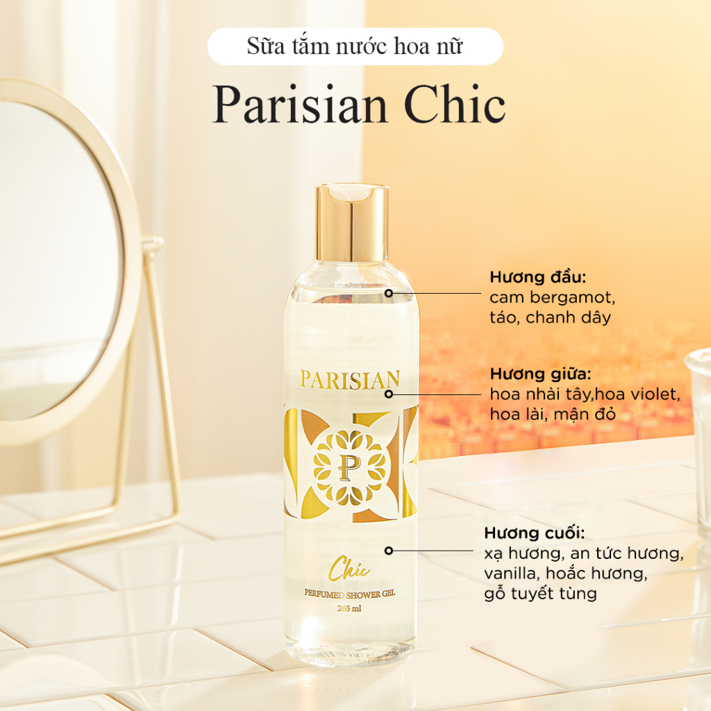 Ảnh Sữa tắm Nước hoa Nữ Parisian 265ml 1