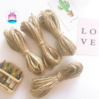 [10 mét] Dây Thừng Dây Cói Thắt Nơ Hộp Quà Tặng Phong Cách - Dây cói treo ảnh, thắt nơ hộp quà, trang trí