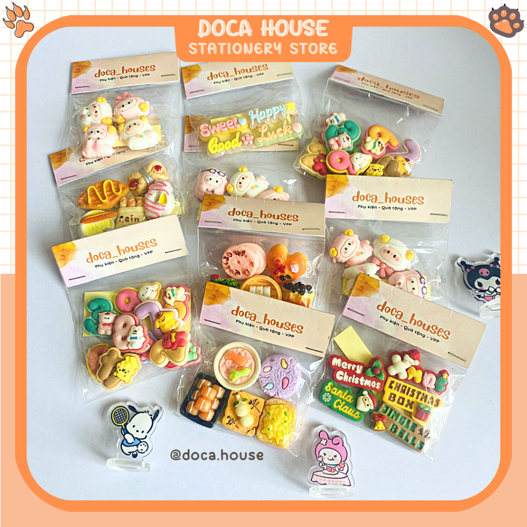 Sticker, Miếng Dán 3D Trang Trí Ốp Điện Thoại, Bình Nước Có Sẵn Keo ...
