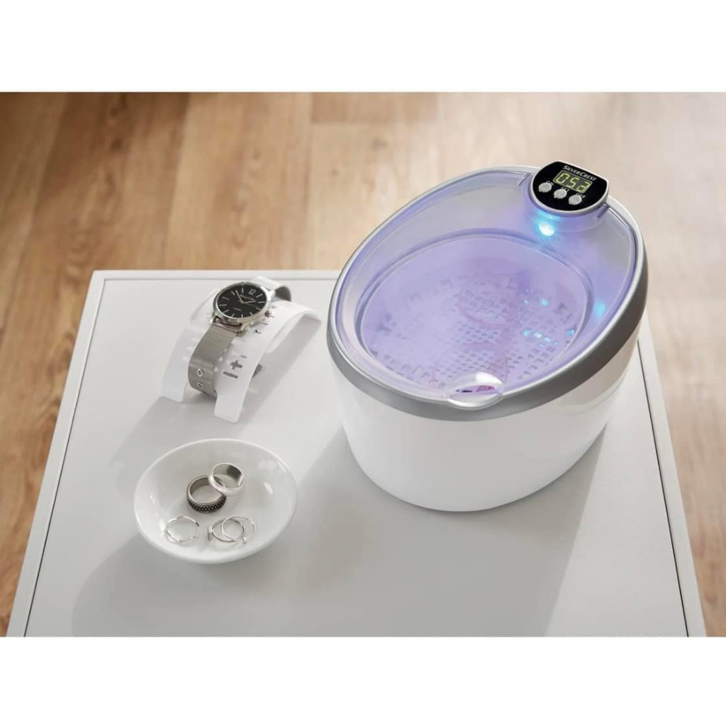 Máy làm sạch đồ trang sức bằng sóng siêu âm Silvercrest UltraSonic