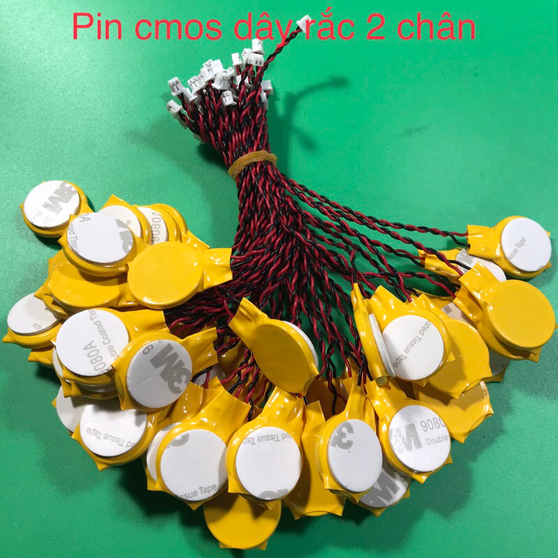 Pin Cmos dây Laptop CR2032 3V 1.0mm 1.25mm chân cắm 2 lỗ | Shopee Việt Nam