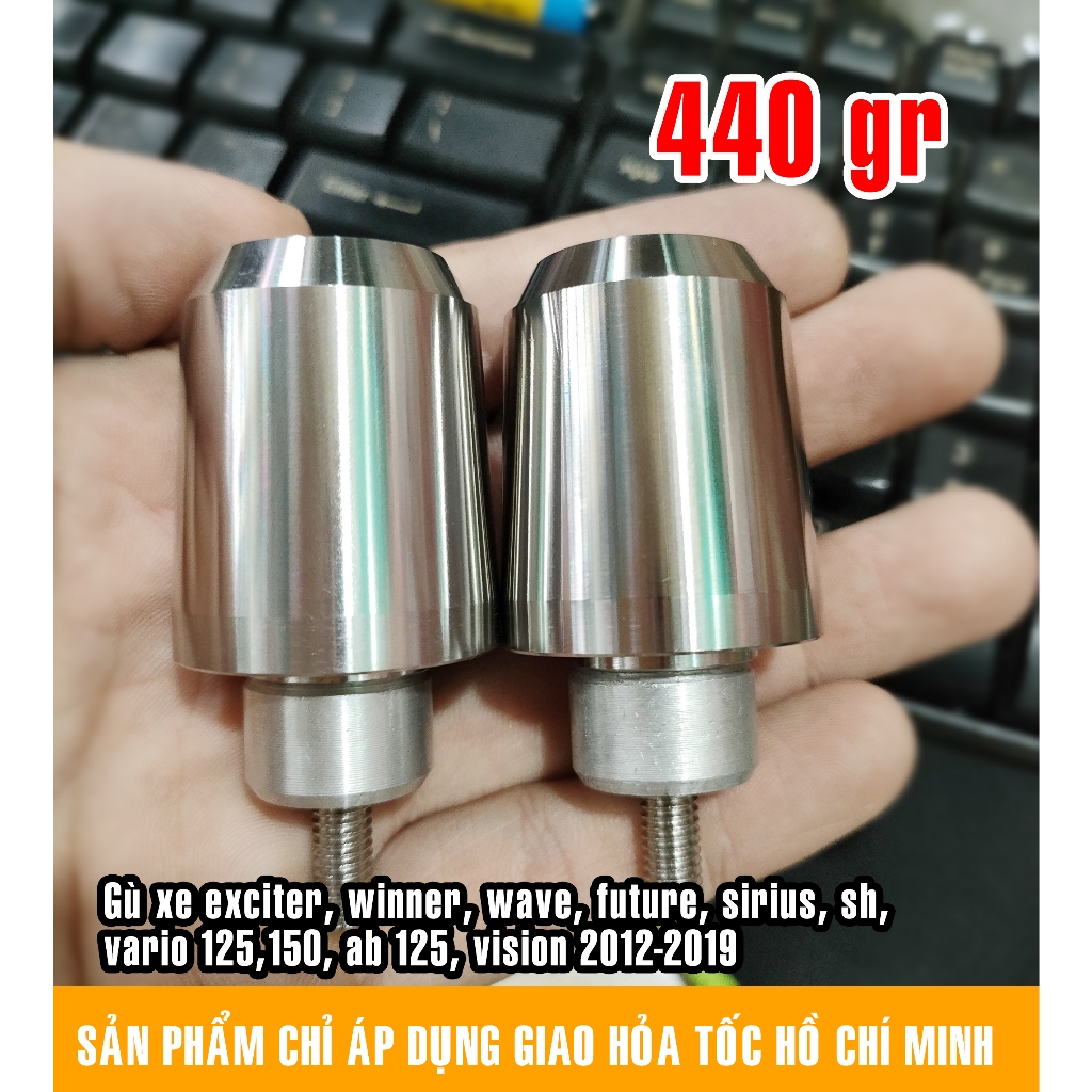Gù chống rung inox 304 nhiều mẫu gắn xe honda yamaha có giao hỏa tốc HCM