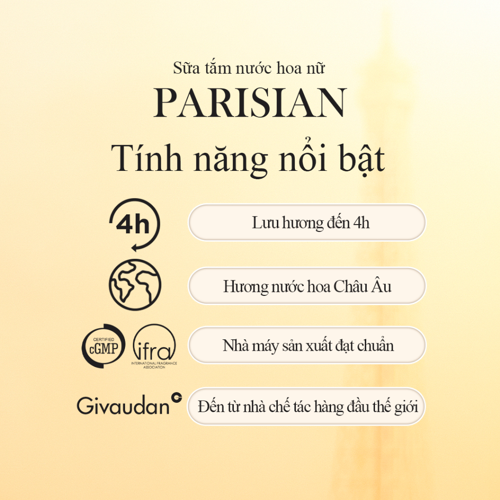Ảnh Sữa tắm Nước hoa Nữ Parisian 265ml 3